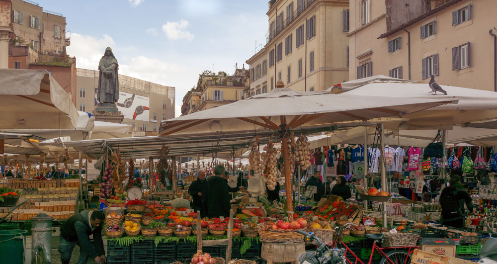 mercato campo dei fiori